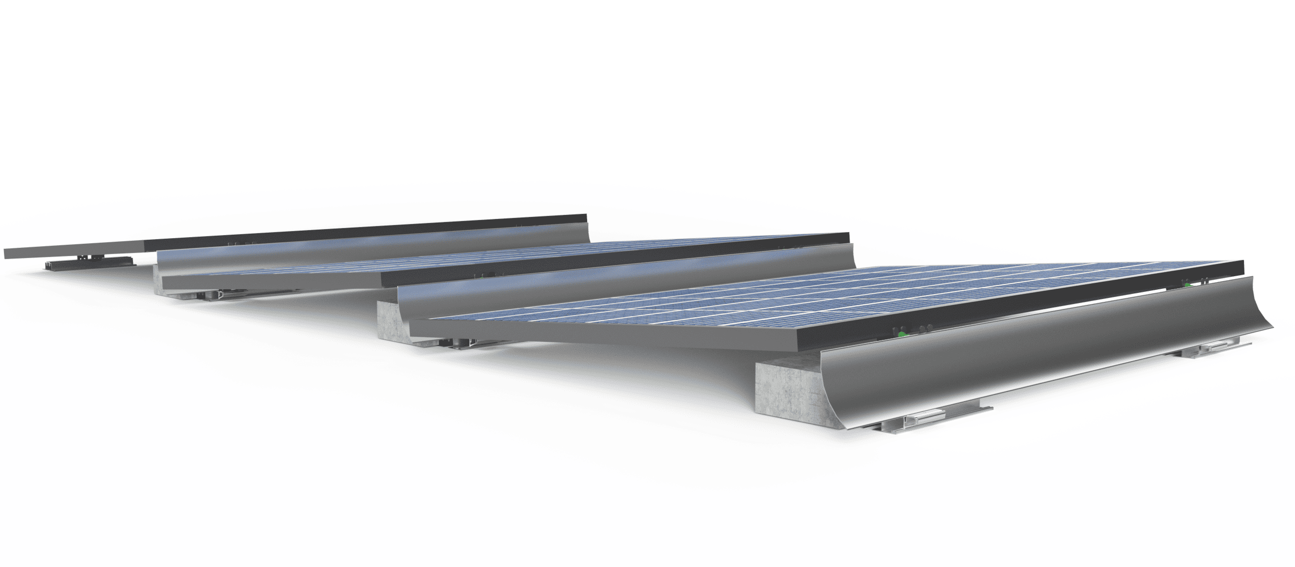 IntegraRack MultiBallast DB™ 5° Flat Roof Solar Mounting Kit – IR-05MBDB - Image 4